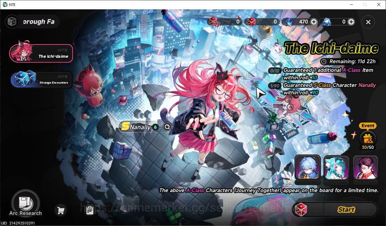 Neverness to Everness Accounts GLOBAL NA |HL 3| 2 SSR Limited Nanally, Hathor |5 image 4
