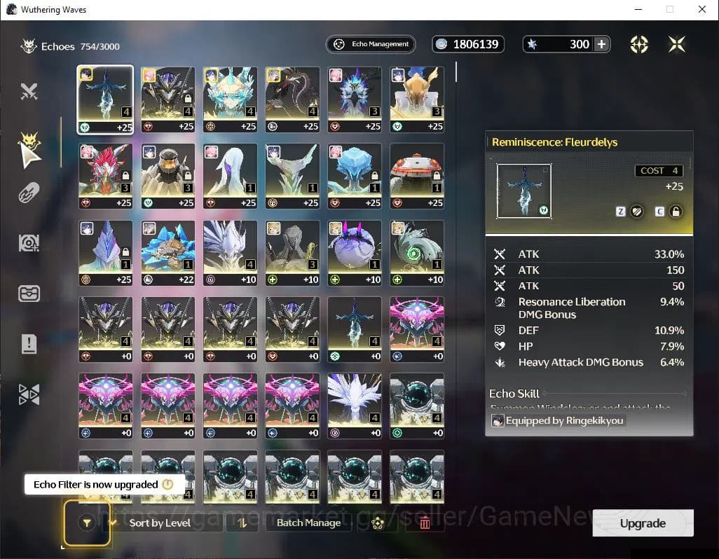 Wuthering Waves Accounts SEA | UL 52 | 2 Limited | (Iuno R1, Aemeath)+Sign image 12