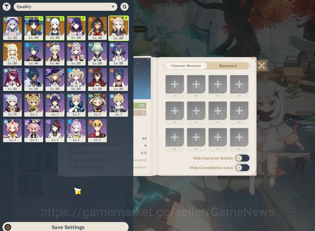 Genshin Impact Accounts ASIA|AR 25|4 Limited+ 1(*5Weapon)|Ayaka+Sign,Raide image 2