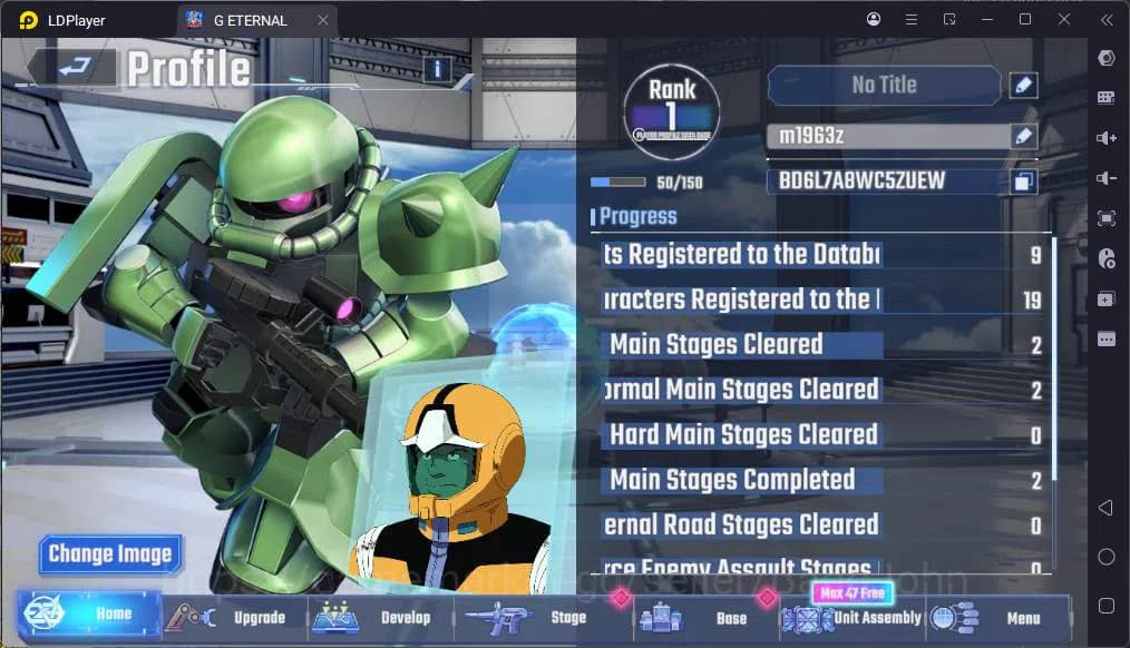 SD Gundam G Generation ETERNAL Accounts Global| Rank 1 | FreshStory | 100+K Diamond, Selec image 1