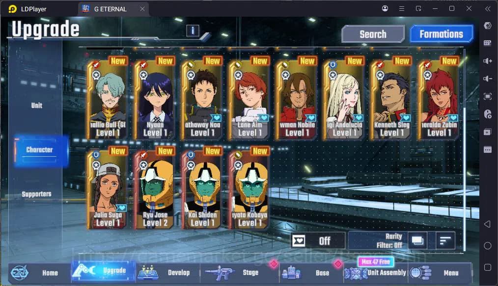 SD Gundam G Generation ETERNAL Accounts Global| Rank 1 | FreshStory | 100+K Diamond, Selec image 4