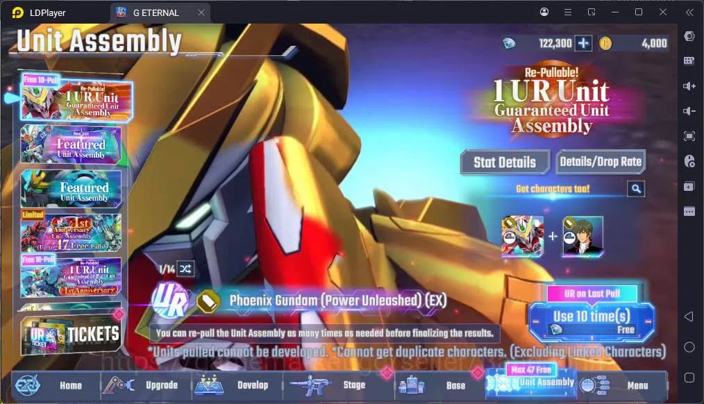 SD Gundam G Generation ETERNAL Accounts Global| Rank 1 | FreshStory | 100+K Diamond, Selec image 8