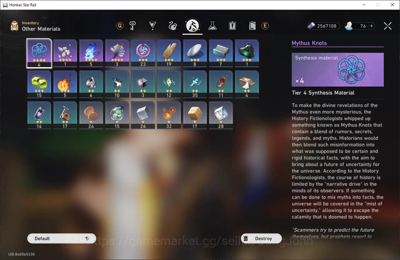 Honkai Star Rail Accounts ASIA | TL 27| 5 limit| Saprxie, Sparkle, DanHEng P image 7