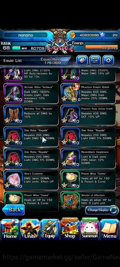 Grand Summoners Accounts Global|Rank 68|12 Ascend|InumutaTW,Summer Miyu,Fen image 12