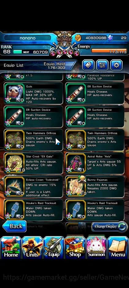 Grand Summoners Accounts Global|Rank 68|12 Ascend|InumutaTW,Summer Miyu,Fen image 18