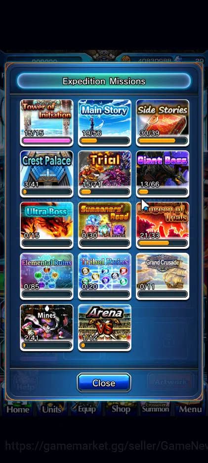Grand Summoners Accounts Global|Rank 68|12 Ascend|InumutaTW,Summer Miyu,Fen image 19