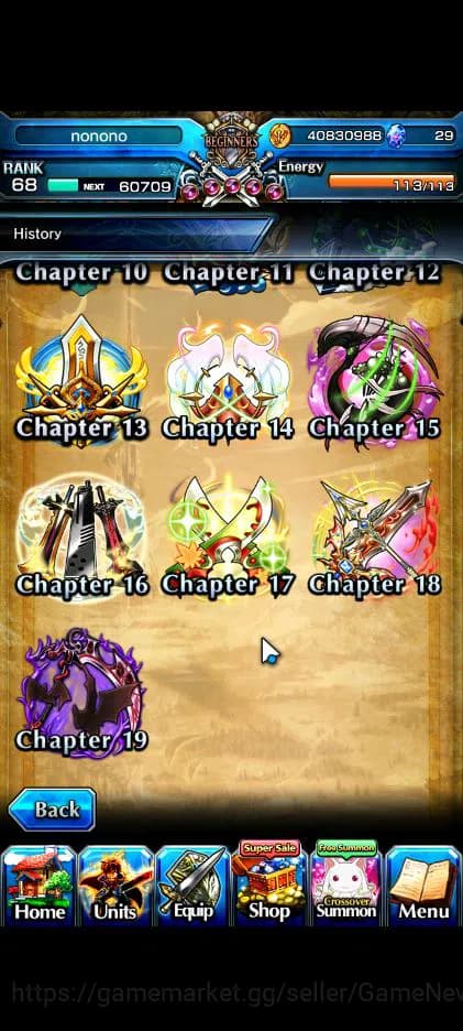 Grand Summoners Accounts Global|Rank 68|12 Ascend|InumutaTW,Summer Miyu,Fen image 20