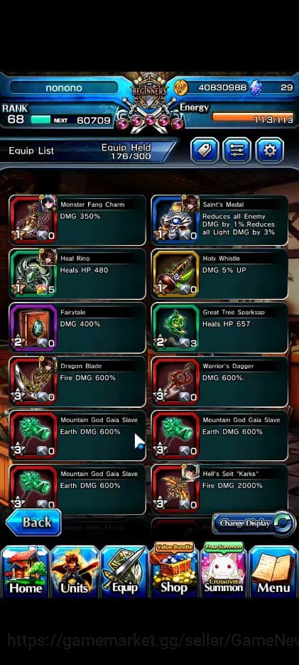 Grand Summoners Accounts Global|Rank 68|12 Ascend|InumutaTW,Summer Miyu,Fen image 6