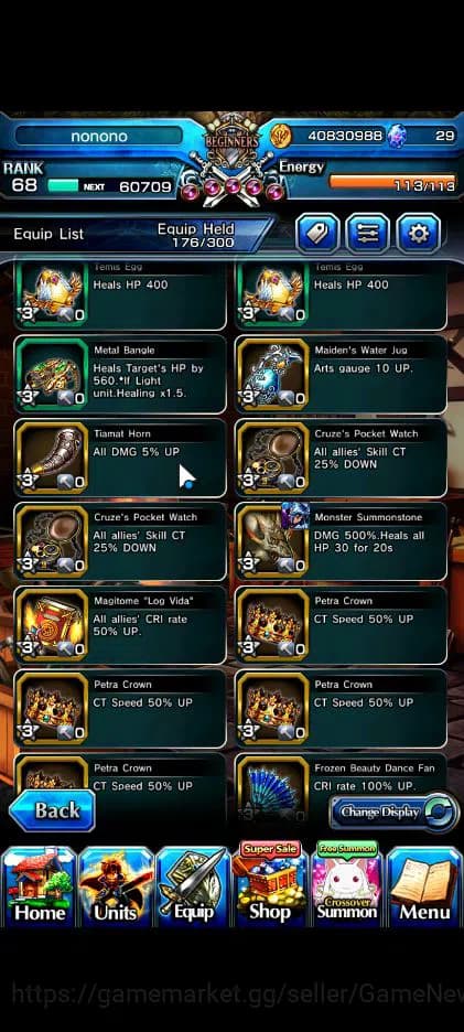 Grand Summoners Accounts Global|Rank 68|12 Ascend|InumutaTW,Summer Miyu,Fen image 9