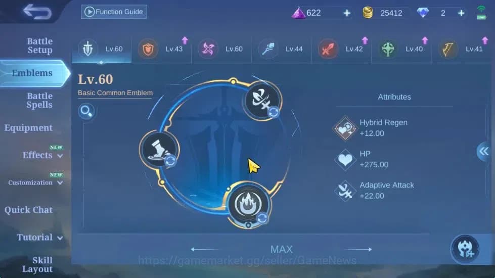 Mobile Legends: Bang Bang Accounts Hero 61|Skin 76|High Immo 100|LB Granger,Fanny[Val image 9