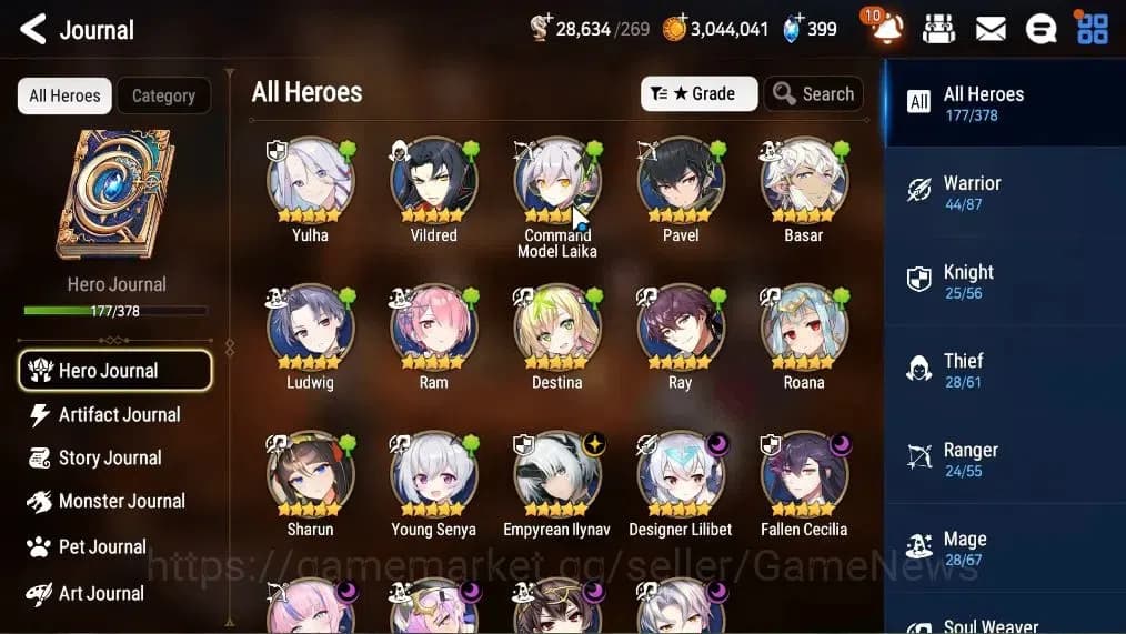 Epic Seven Accounts Asia Unverif|7 ML(Empyrean Ilynav,Spectr Tenebria, image 10