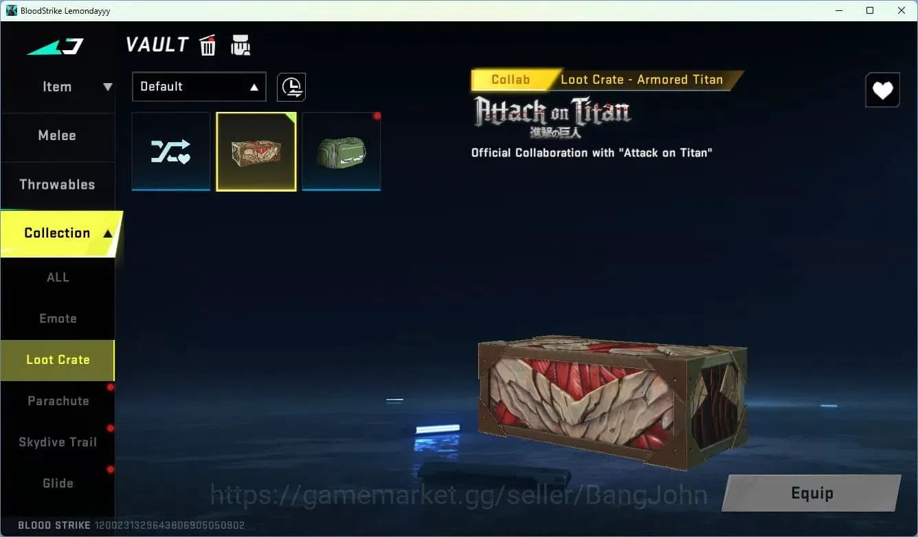 Blood Strike Accounts ASIA | 1 Collab Skins | 1 Limited Skins | 9 Legend image 11