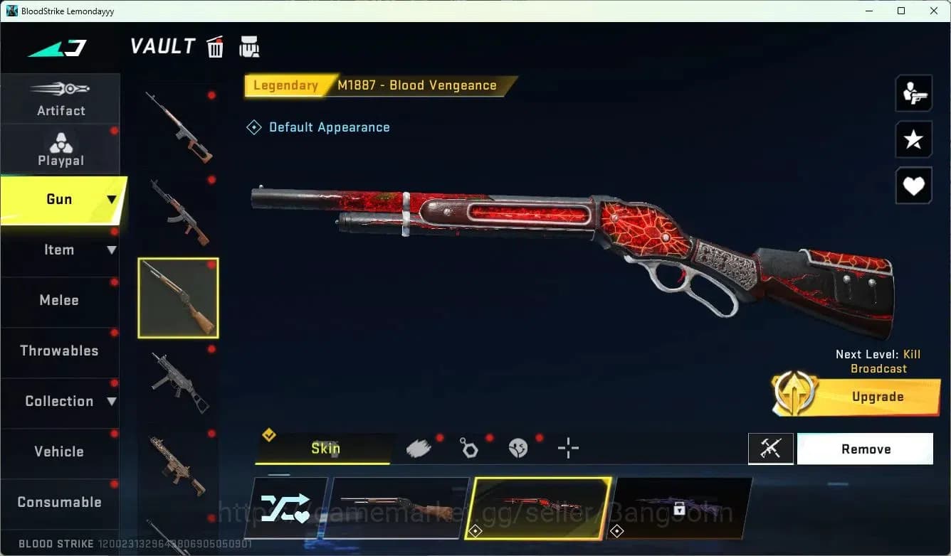 Blood Strike Accounts ASIA | 1 Collab Skins | 1 Limited Skins | 9 Legend image 16