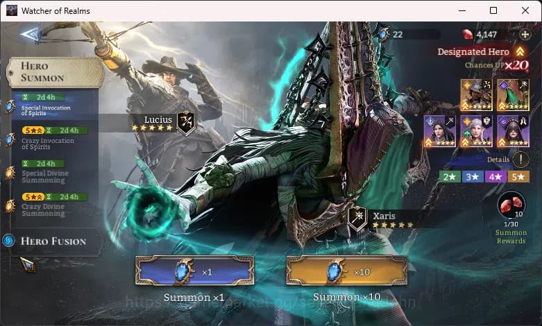 Watcher of Realms Accounts Global 60xx|Power 600k 2 Lord(Morrigan Laya)|4k Di image 2