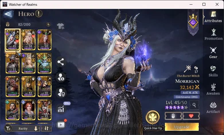 Watcher of Realms Accounts Global 60xx|Power 600k 2 Lord(Morrigan Laya)|4k Di image 3