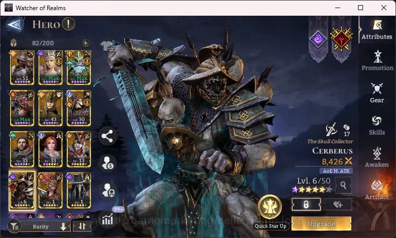 Watcher of Realms Accounts Global 60xx|Power 600k 2 Lord(Morrigan Laya)|4k Di image 6