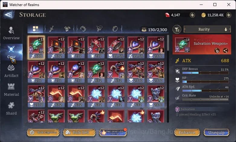 Watcher of Realms Accounts Global 60xx|Power 600k 2 Lord(Morrigan Laya)|4k Di image 8