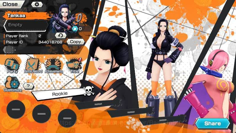 One Piece Bounty Rush Accounts GLOBAL | 2 EX | RD 1335 | Nusjuro, Shanks | Log Ba image 2