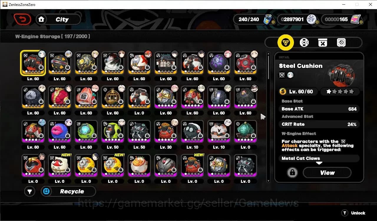 Zenless Zone Zero Accounts ASIA IK 60|13 Limit+8 Sign+3 VH[(ShunguangM2,Miyab image 12
