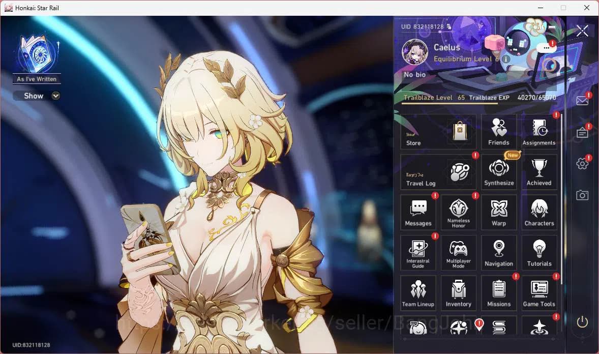 Honkai Star Rail Accounts ASIA|TL 65|10 limit|Lc sign(YaoGuang,Aglaea,TheHer image 1