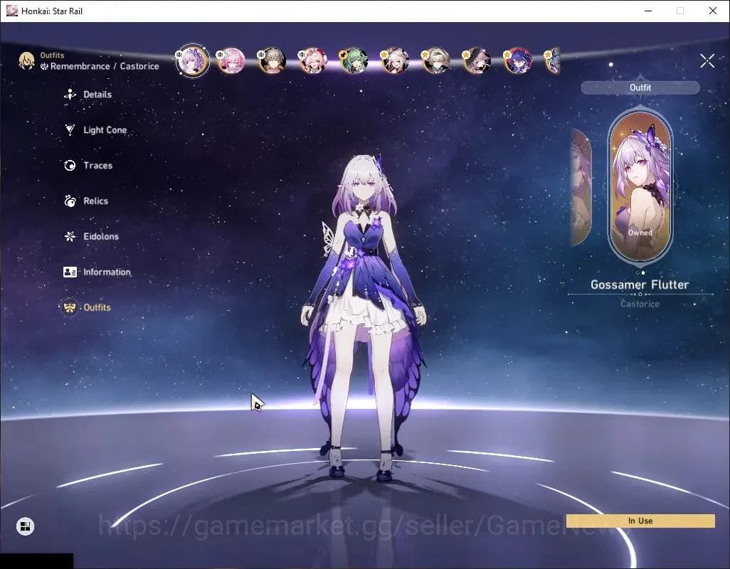 Honkai Star Rail Accounts Asia|TL 70|4 Prem Team|19 Limited|[Acheron,Castori image 11