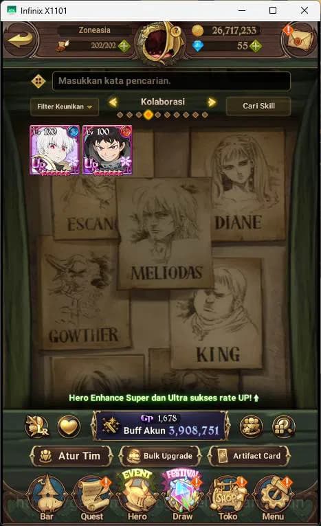 The Seven Deadly Sins: Grand Cross Accounts ASIA | 3.9M CC | 1LR Elizabeth| UR Salos, Merlin image 10