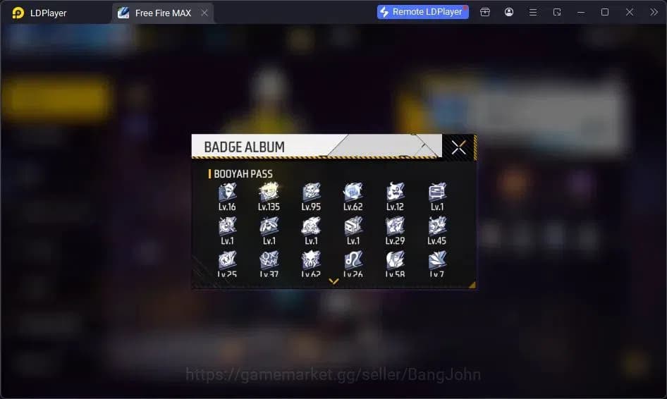 Free Fire Accounts Indonesia | Vault 190 | EVO GROZA-BANG! | Bundle B image 5