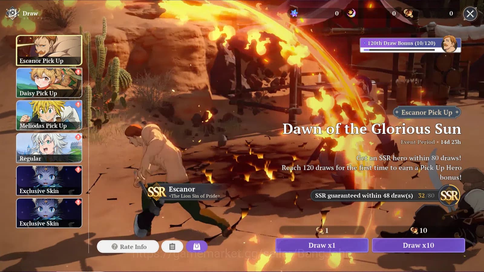 The Seven Deadly Sins: Origin Accounts EUROPE|Fresh StarterLvl2|2SSR|Escanor,Guila&6SR|Ac image 9