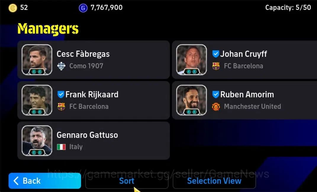 eFootball Accounts Android|Oliver Kahn,Gabriel Batistuta,Dimitar Berb image 4