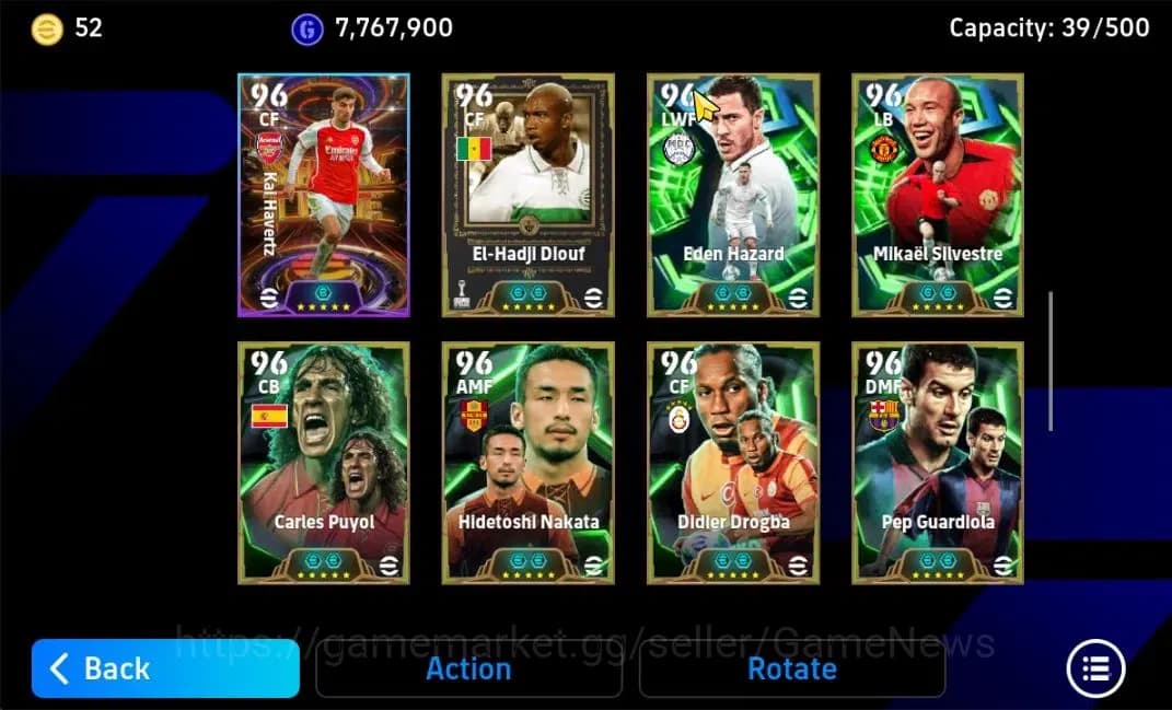 eFootball Accounts Android|Oliver Kahn,Gabriel Batistuta,Dimitar Berb image 7