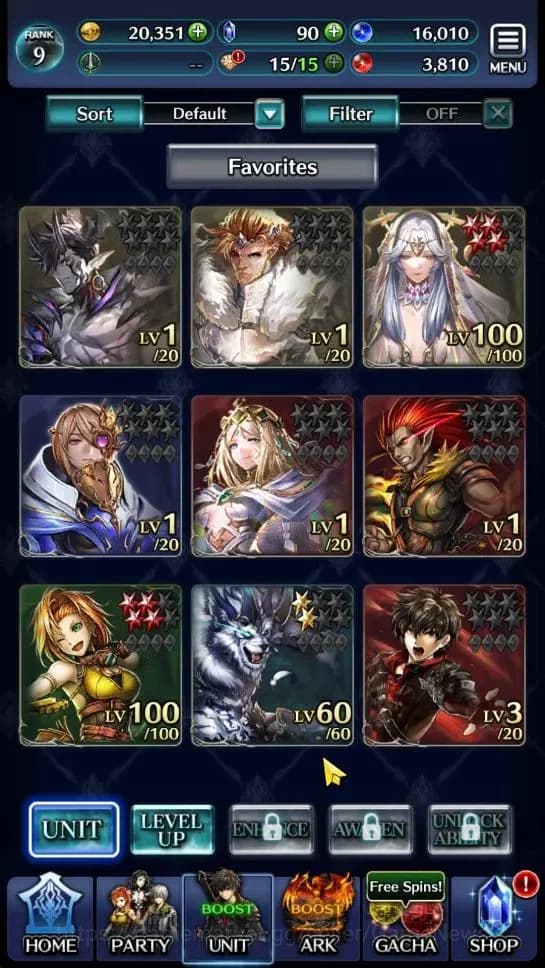 Last Cloudia Accounts GLOBAL|Rank 9|Top Tier Unit [Demon Lord Judecca-Sa image 1