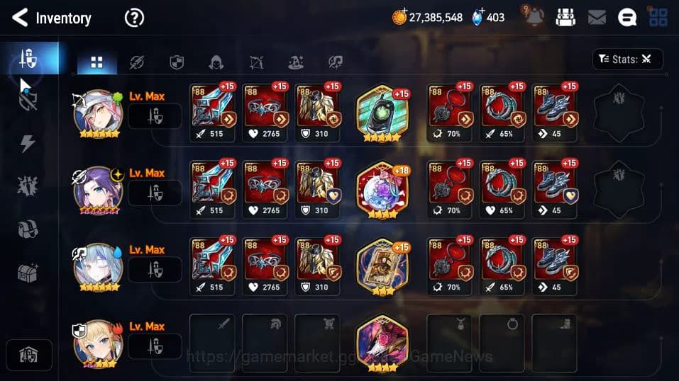 Epic Seven Accounts GLOBAL UNVERIF|New Era|10 ML(Salome,LOT Scales,NM image 11