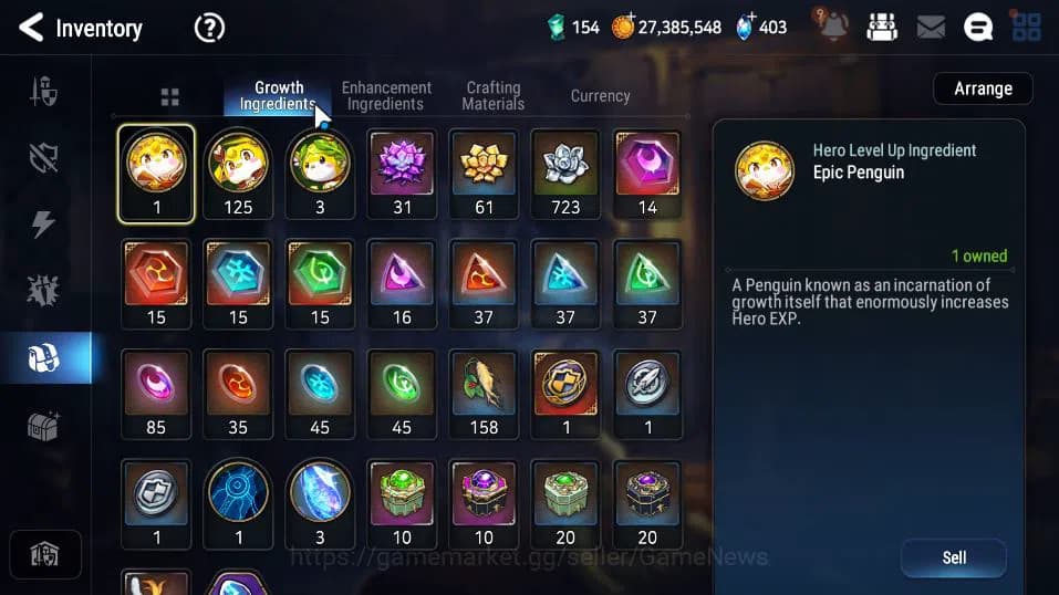 Epic Seven Accounts GLOBAL UNVERIF|New Era|10 ML(Salome,LOT Scales,NM image 4