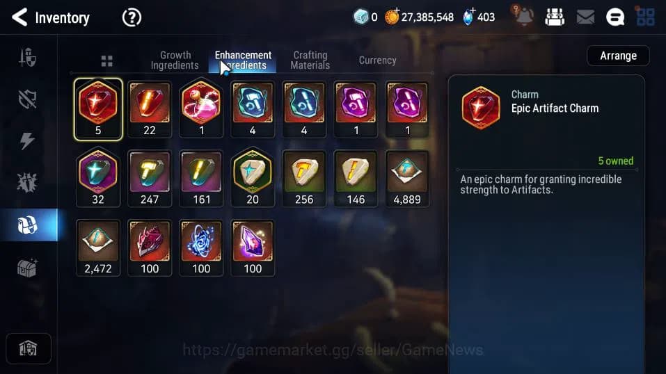 Epic Seven Accounts GLOBAL UNVERIF|New Era|10 ML(Salome,LOT Scales,NM image 5