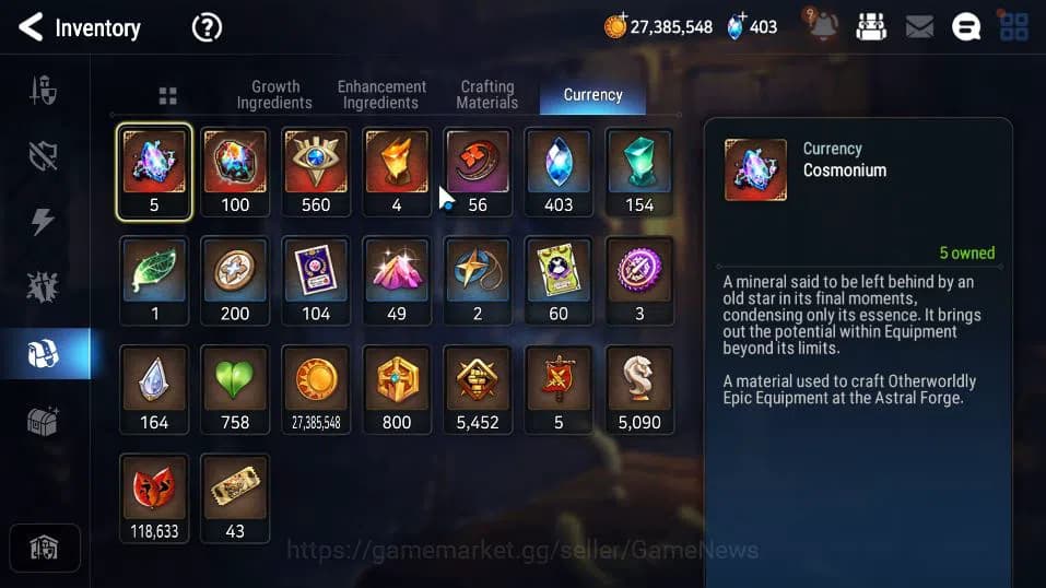 Epic Seven Accounts GLOBAL UNVERIF|New Era|10 ML(Salome,LOT Scales,NM image 7