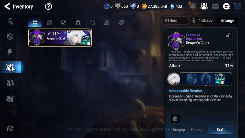 Epic Seven Accounts GLOBAL UNVERIF|New Era|10 ML(Salome,LOT Scales,NM image 8