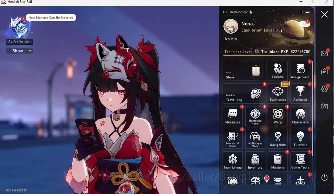 Honkai Star Rail Accounts ASIA|TL 50|5 limit|LC Sign(Archer,Saber),Sparkle E image 1