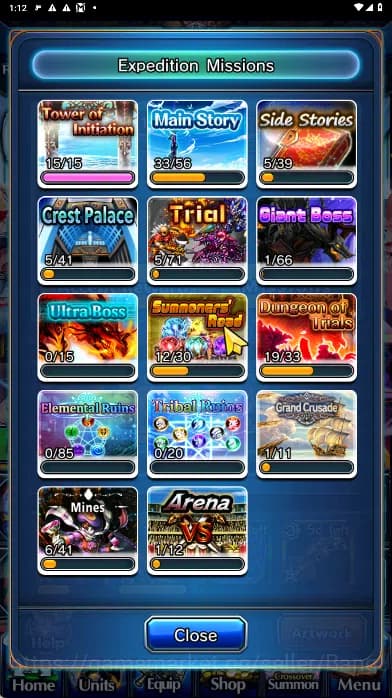 Grand Summoners Accounts GLOBAL | Ascend 16 | Houka TW, Roy TW, Shiro TW, M image 2