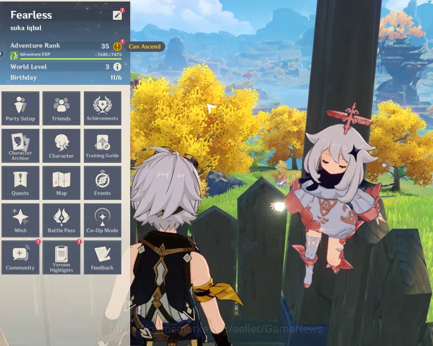 Genshin Impact Accounts ASIA|AR35|2Limited+1(*5Weapon)|Cyno,Ayaka,Diluc,Ke image 1