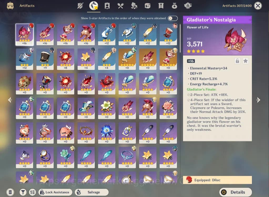 Genshin Impact Accounts ASIA|AR35|2Limited+1(*5Weapon)|Cyno,Ayaka,Diluc,Ke image 7