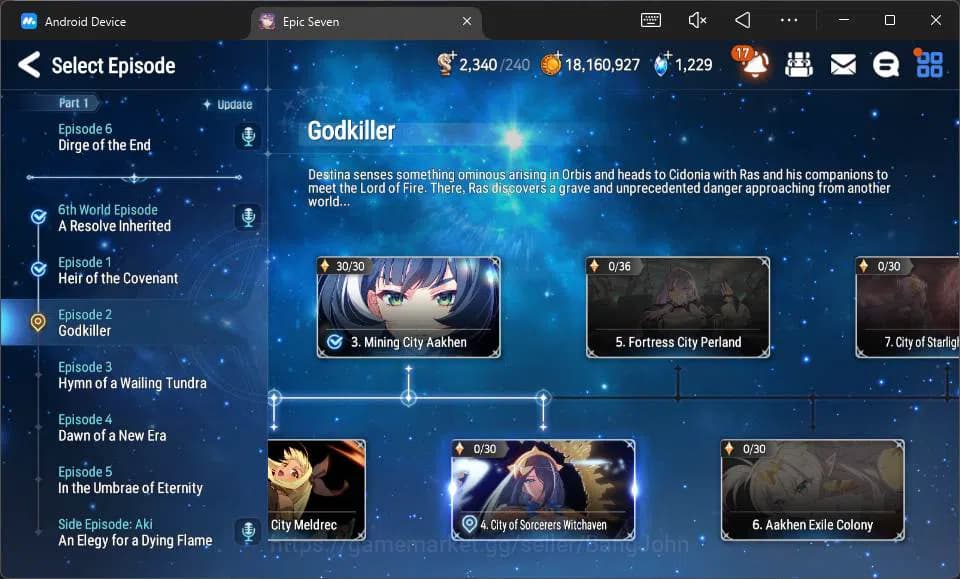 Epic Seven Accounts Global Unverif|5 ML Salome,L Cermia,B Iseria,etc|P image 8