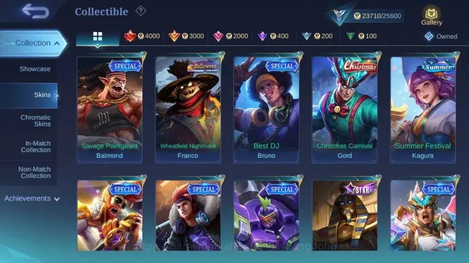 Mobile Legends: Bang Bang Accounts Global Hero 77 Skin 110|CC Natalia|LightBorn TG|M7 image 12