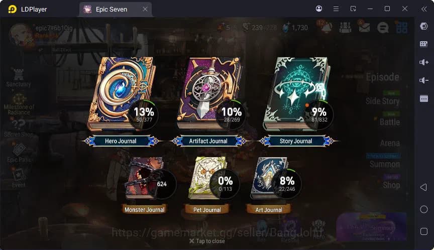 Epic Seven Accounts Global Unverif | 6ML | (Landy,Tieria,Angelica,Cidd image 18