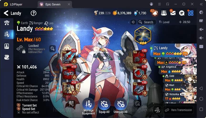 Epic Seven Accounts Global Unverif | 6ML | (Landy,Tieria,Angelica,Cidd image 19