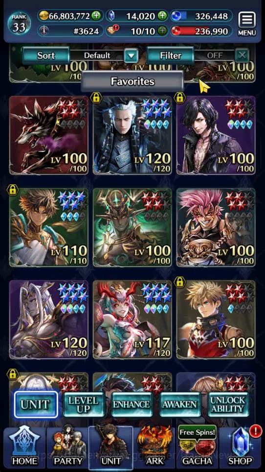 Last Cloudia Accounts GLOBAL Rank 33|Collab DMC(Vergil,V) & META Units(T image 1