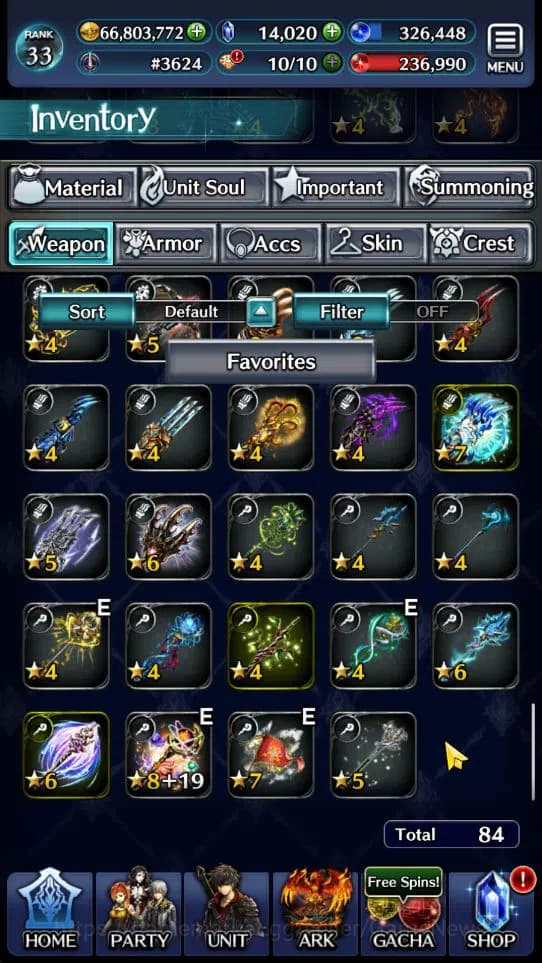 Last Cloudia Accounts GLOBAL Rank 33|Collab DMC(Vergil,V) & META Units(T image 11