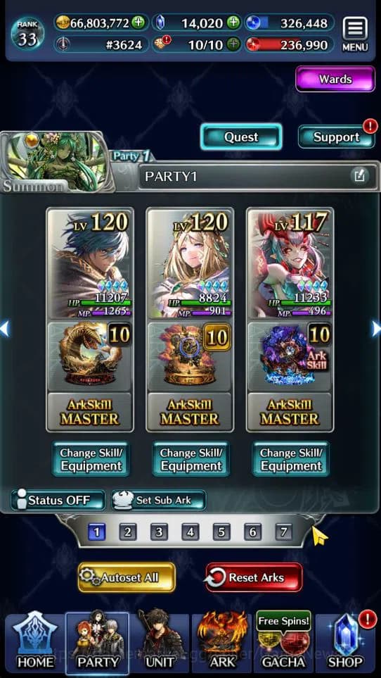 Last Cloudia Accounts GLOBAL Rank 33|Collab DMC(Vergil,V) & META Units(T image 2