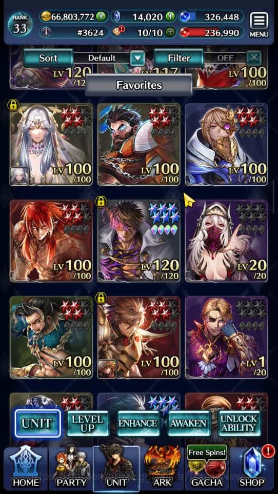 Last Cloudia Accounts GLOBAL Rank 33|Collab DMC(Vergil,V) & META Units(T image 7