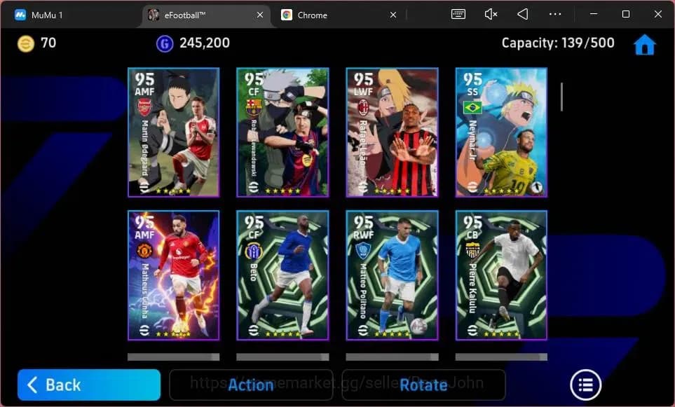 eFootball Accounts ANDROID|PW 3092|Epc Zlatan Ibrahimovic|Epc Ronaldi image 6