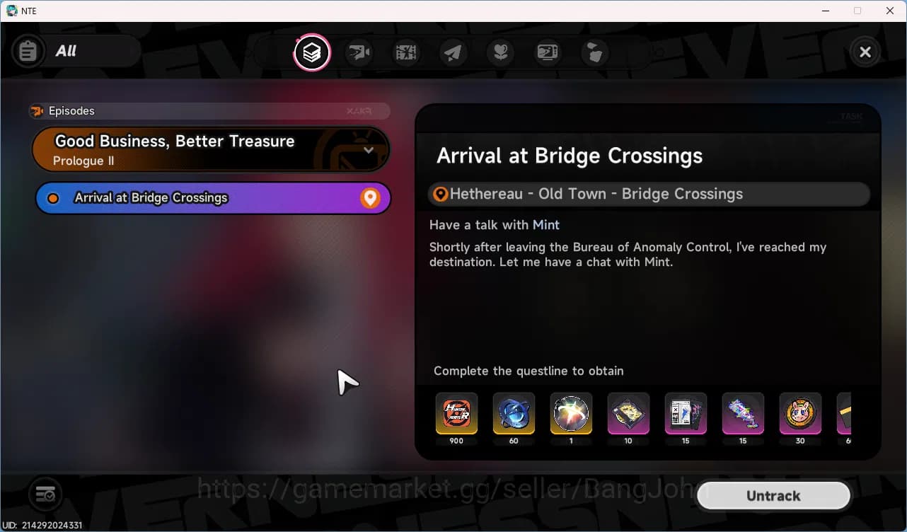 Neverness to Everness Accounts EU | Starter Lv3 | 1 S Char Nanally A1 + 1 Selecto image 2